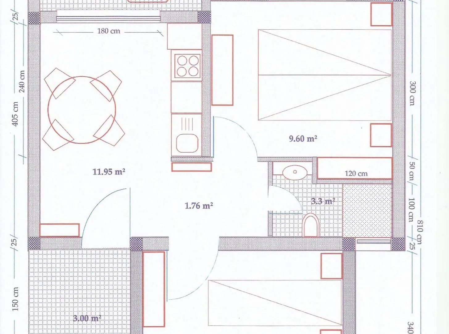 Apartment Valerija 普利拉卡 0*,
